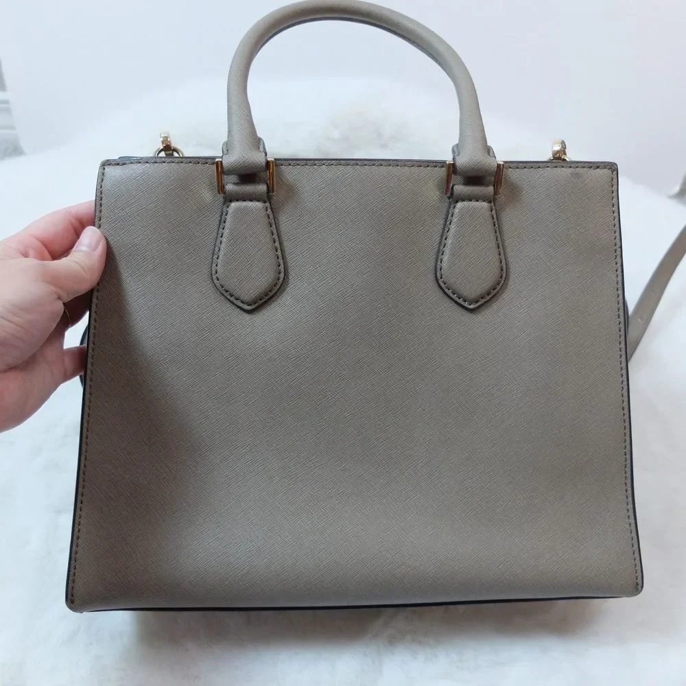 Michael Kors Dark Dune Bridgette Medium Saffiano Tote